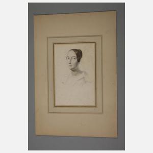 Paul Delaroche, attr., Damenportrait