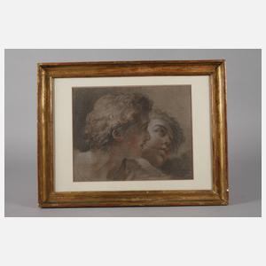 Louis Jean Francóis Lagrenée, attr., Kopfstudie