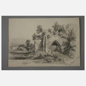 A. Pfeiffer, Konvolut Aquarelle und Zeichnungen