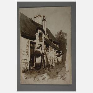 A. Pfeiffer, Konvolut Aquarelle und Zeichnungen