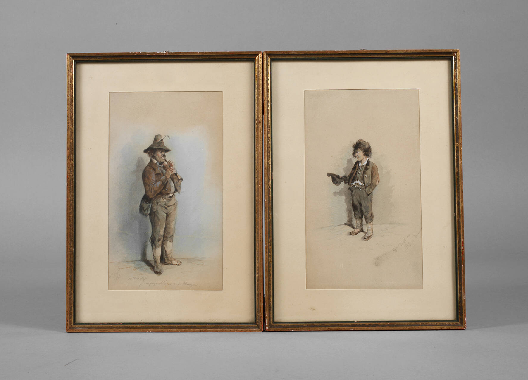 Wilhelm Trost, Paar Zeichnungen