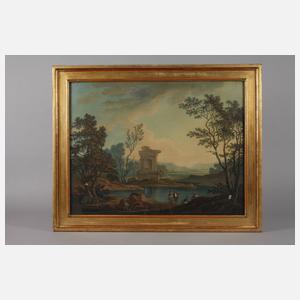 Benjamin Zobel, attr., An der Ruine