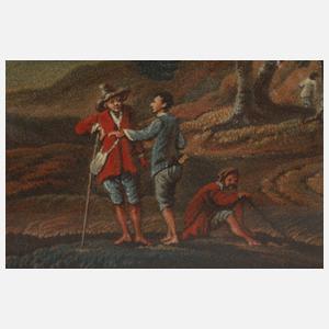 Benjamin Zobel attr., Landschaft mit Figuren