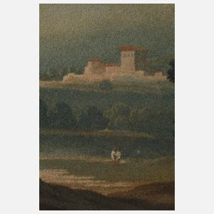 Benjamin Zobel attr., Landschaft mit Figuren