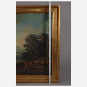 Benjamin Zobel attr., Landschaft mit Figuren