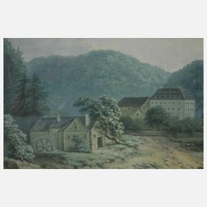 A. F. Rauscher, "Der Leimnitzhammer an der Saale"