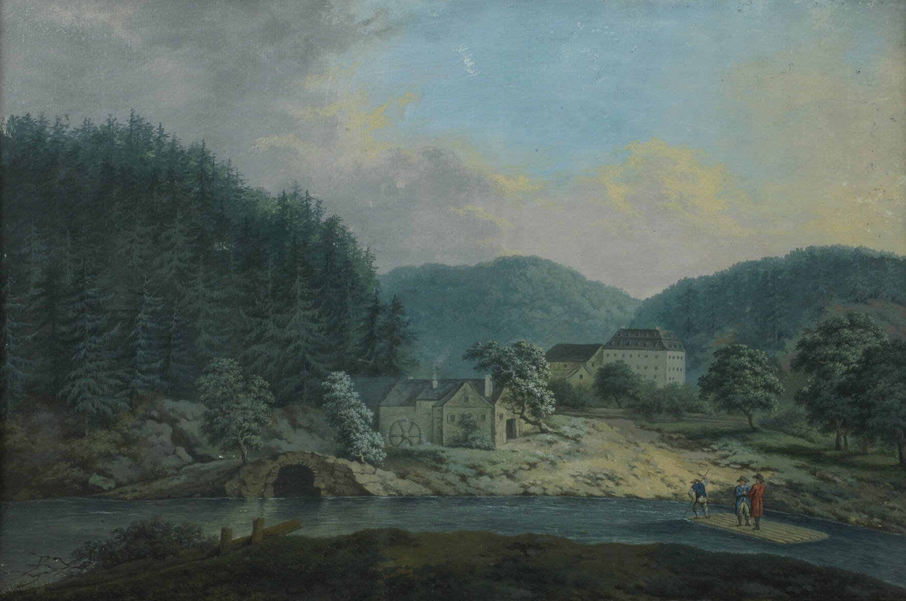 A. F. Rauscher, "Der Leimnitzhammer an der Saale"