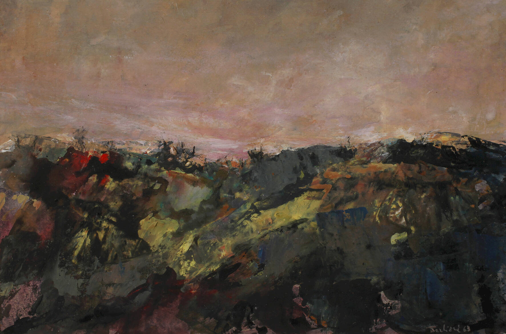 Berlieni, Blick in eine Landschaft