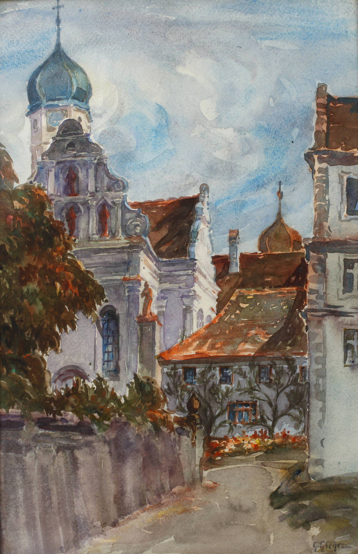 Gabriele Greger, Kirchenansicht