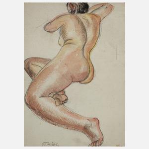 Prof. Kurt Günther, liegender Frauenakt