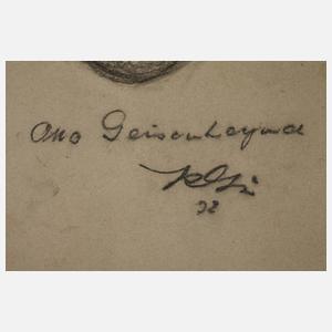 Prof. Kurt Günther, Portrait Otto Geisenhegner