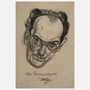 Prof. Kurt Günther, Portrait Otto Geisenhegner