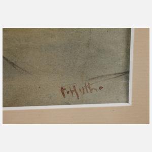 Prof. Franz Huth, "In der Küchenstube"