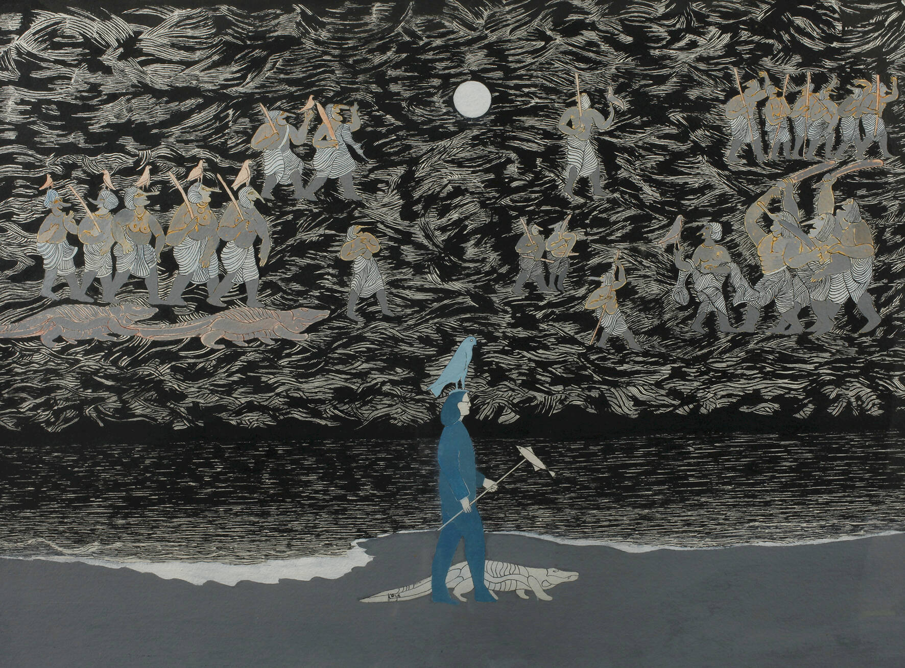 Kaja, Der Mann mit dem Krokodil