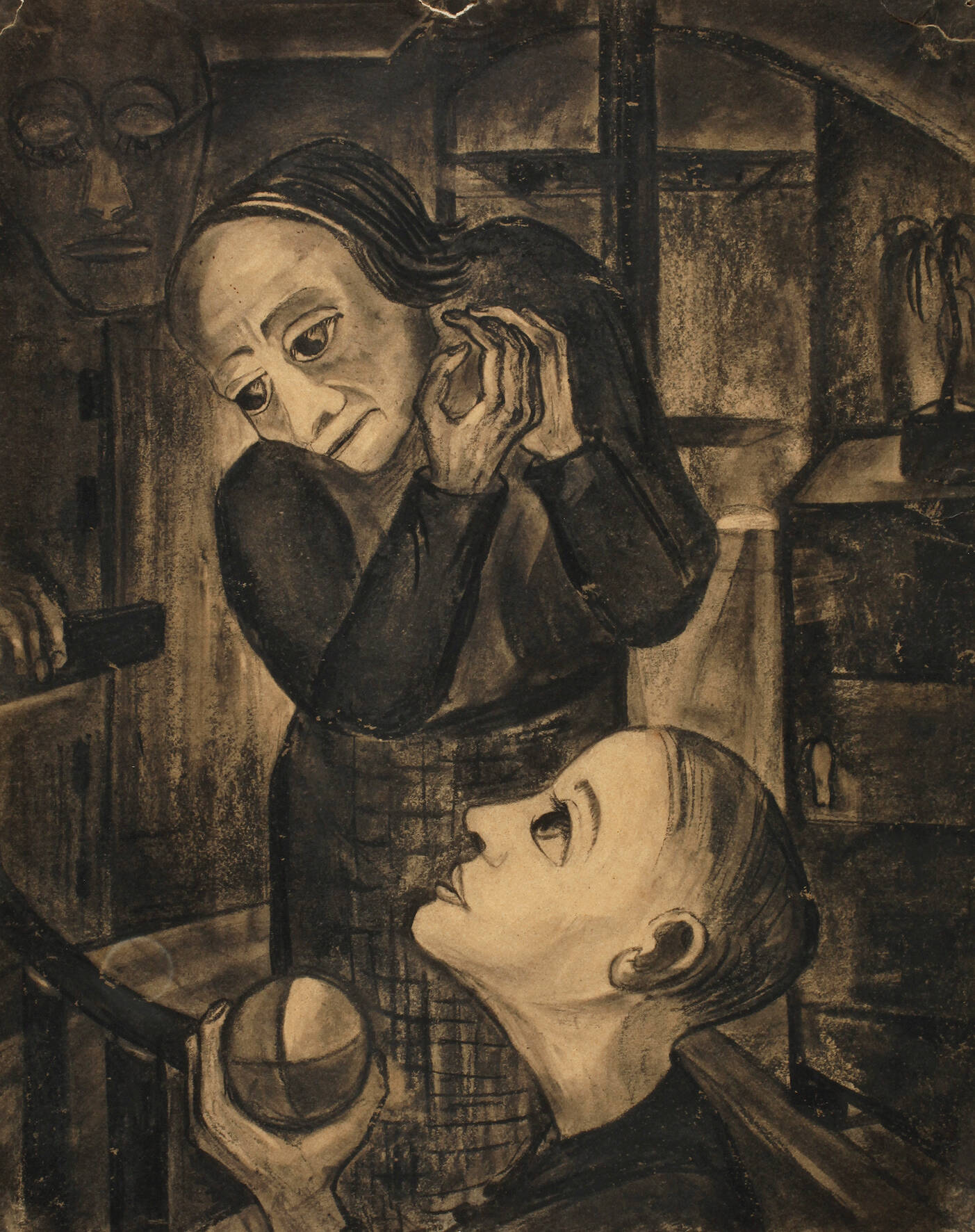 E. Pernice, attr., "Der Mutter Not"