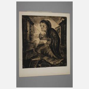 E. Pernice, Gehende Frau