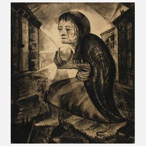 E. Pernice, Gehende Frau