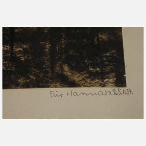 E. Pernice, attr., Frau mit Vogel