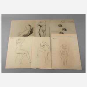 Prof. Johannes Friedrich Rogge, Aktzeichnungen