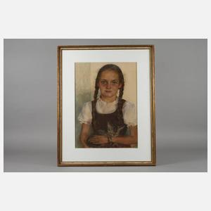 Else Schmidt-van der Velde, Mädchen mit Katze