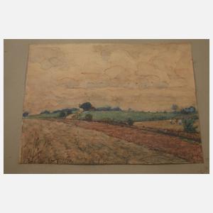 Otto Thiele, Konvolut Landschaftsaquarelle