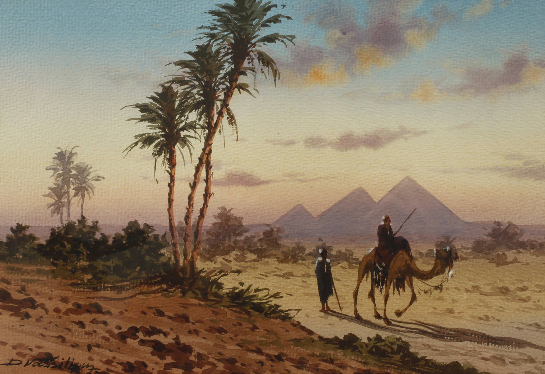 D. Vassiliou, Partie in Ägypten