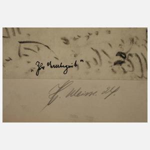 H. Weisse, "Zur Erntezeit"