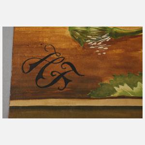 Blumenstrauß in Art déco-Vase