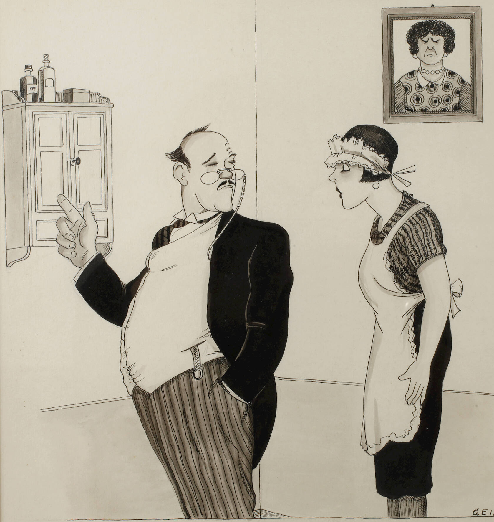 Josef Geis, "Die rabiate Gnädige"