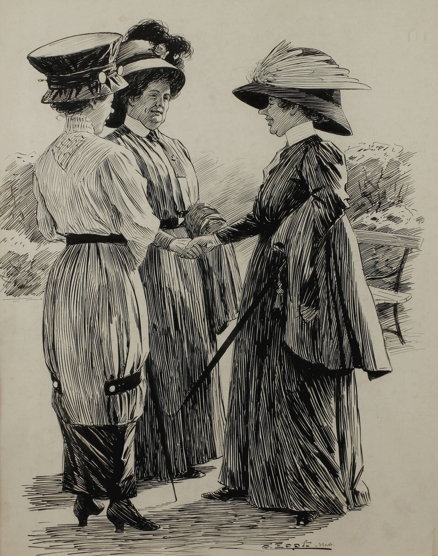 Zopf, "Moderne Hüte"