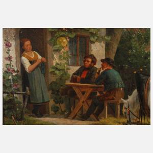 Karl Wilhelm Hahn, Bei der Rast