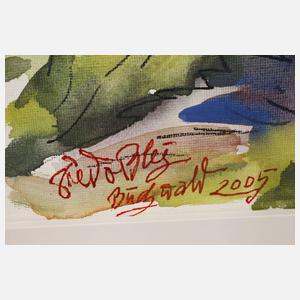 Fredo Bley, "Zwischen Wald und Feld