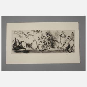 Prof. Ernst Hassebrauk, Stillleben mit Früchten