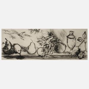 Prof. Ernst Hassebrauk, Stillleben mit Früchten