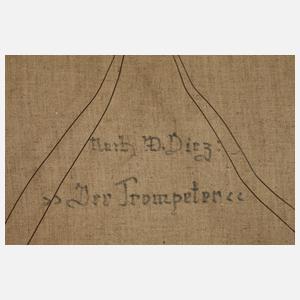 Johannes Hegner, "Der Trompeter" nach Diez