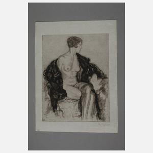 Heinz Hoffmeister, Sitzender Damenakt