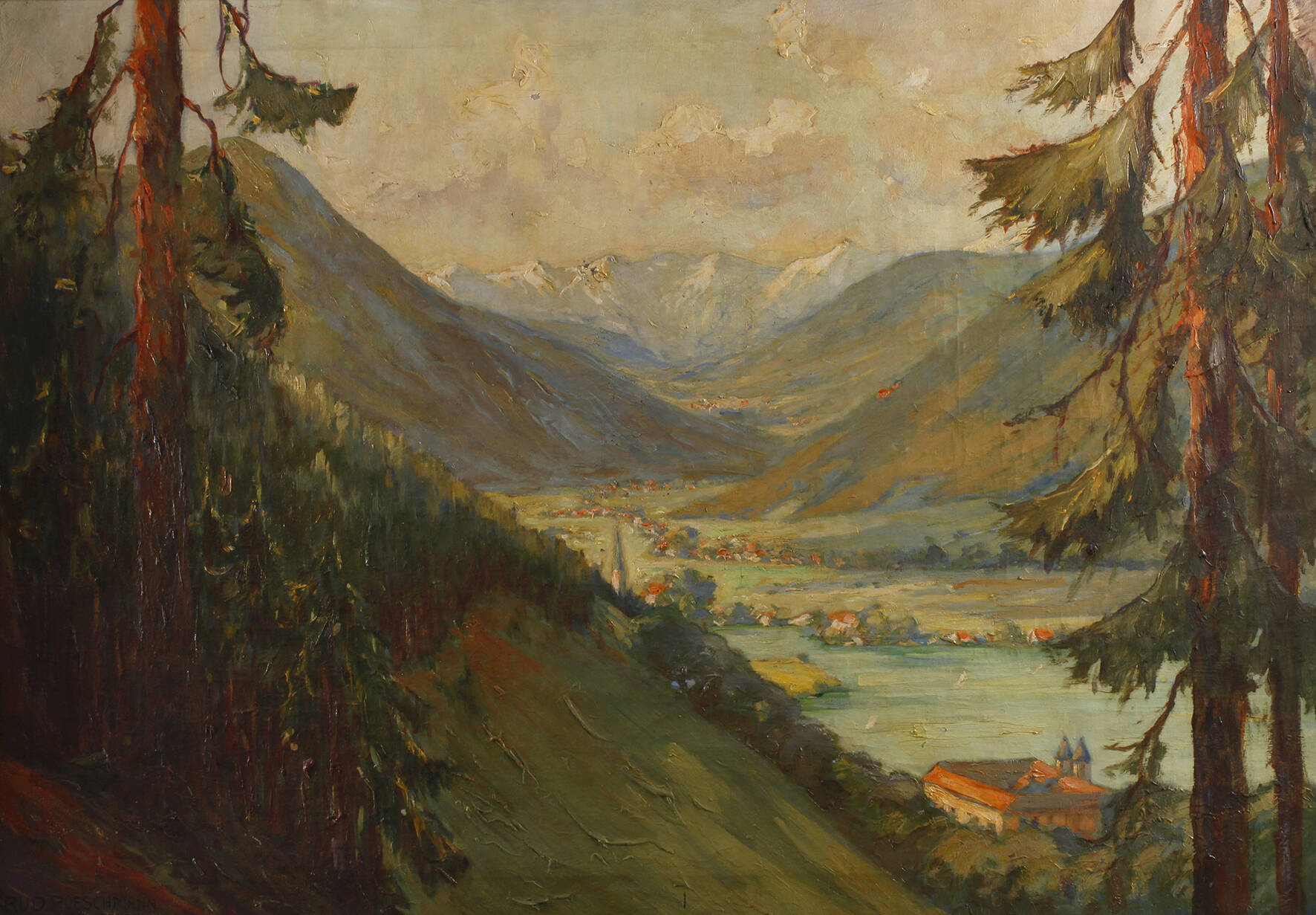 Rudolf Poeschmann, "Tegernseelandschaft"