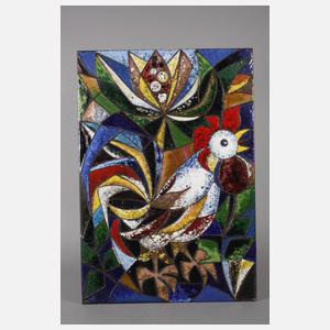 Walter Rahm, Krähender Hahn