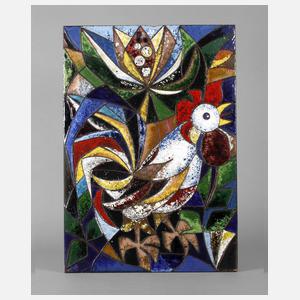 Walter Rahm, Krähender Hahn