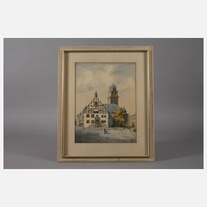 Maritta Seybold, Das alte Rathaus in Plauen