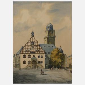 Maritta Seybold, Das alte Rathaus in Plauen