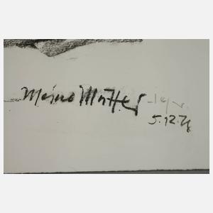 Heinz Tetzner, "Meine Mutter"