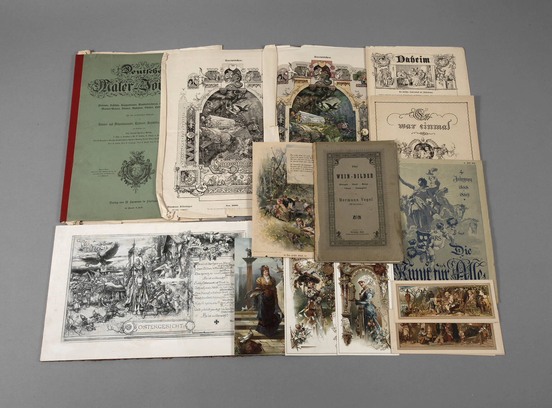 Prof. Hermann Vogel, Konvolut Drucke