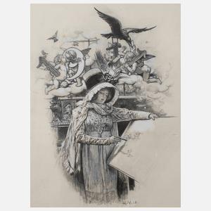 Prof. Hermann Vogel, "Fräulein Neujahr" 1911