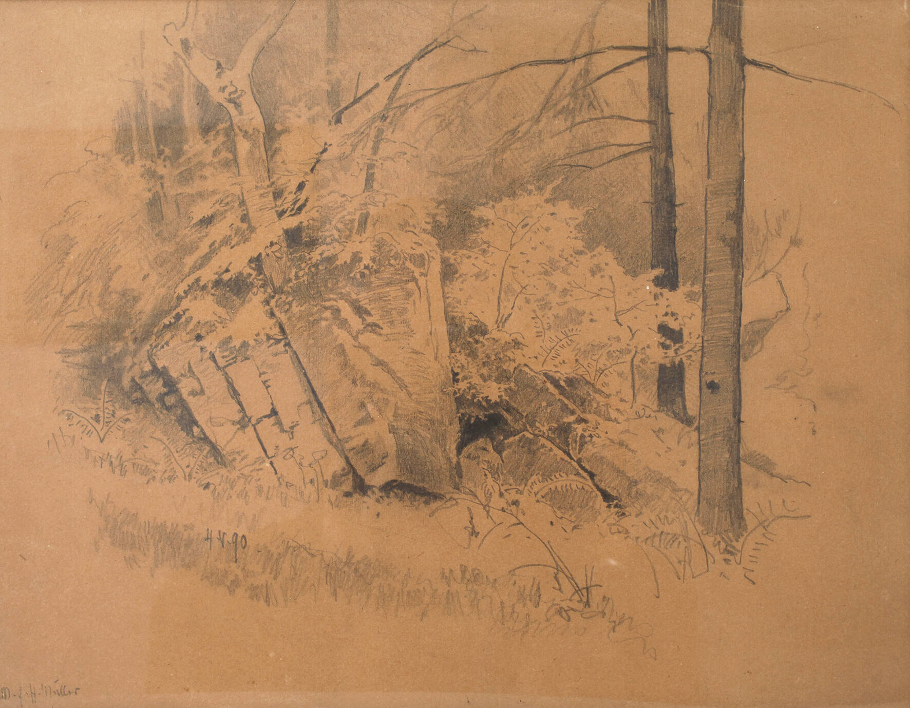 Prof. Hermann Vogel, Felsen im Burgsteingebiet