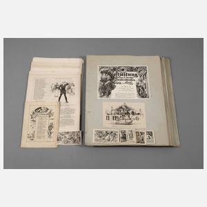 Prof. Hermann Vogel, Ausschnittsammlung "Fliegende Blätter"