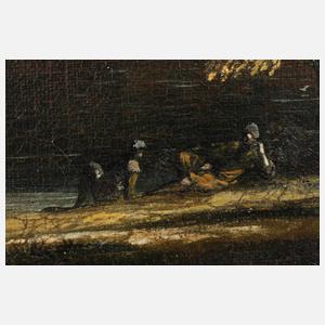 Franz Joachim Beich, attr., Nächtliche Überfahrt