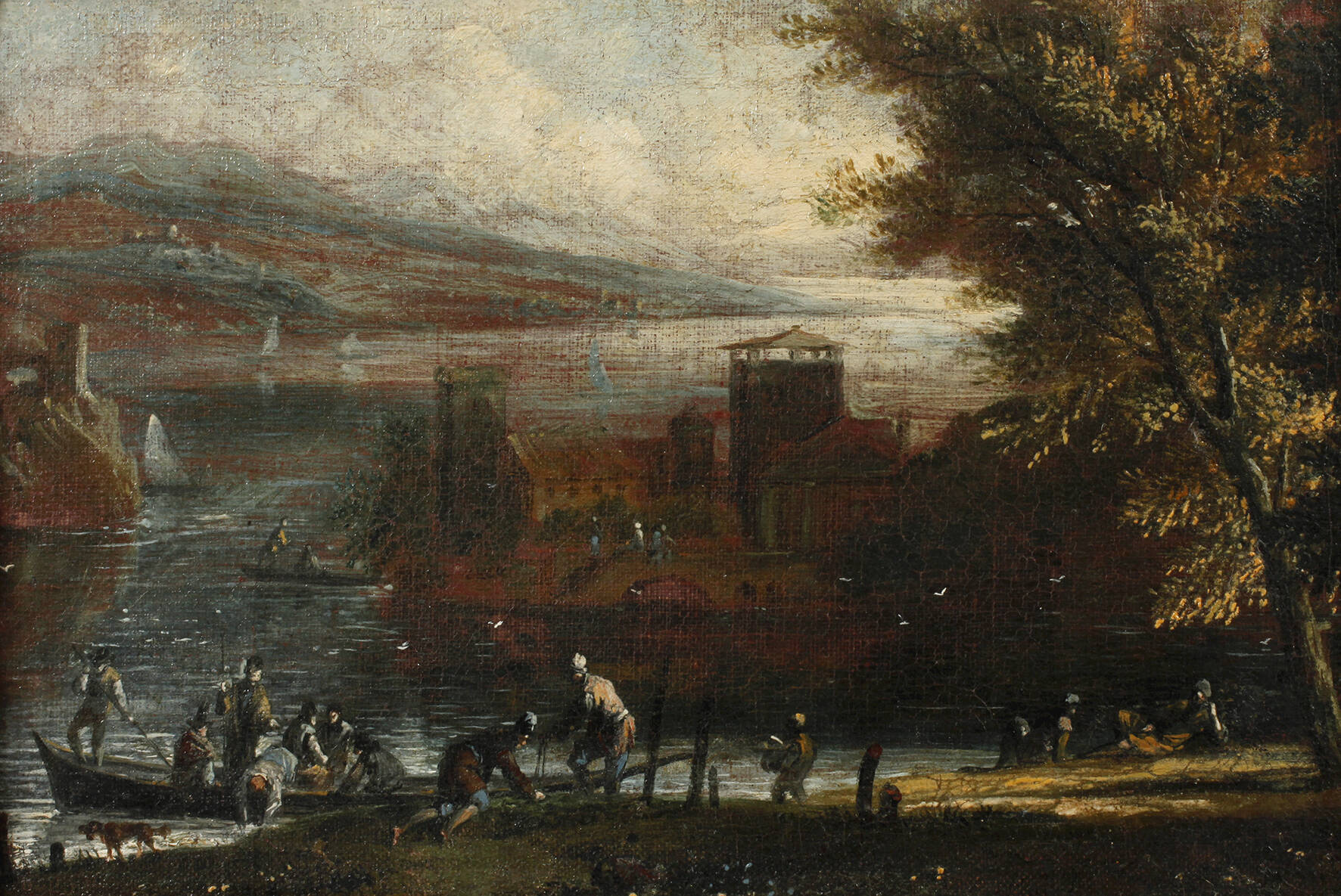 Franz Joachim Beich, attr., Nächtliche Überfahrt