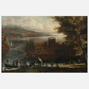 Franz Joachim Beich, attr., Nächtliche Überfahrt