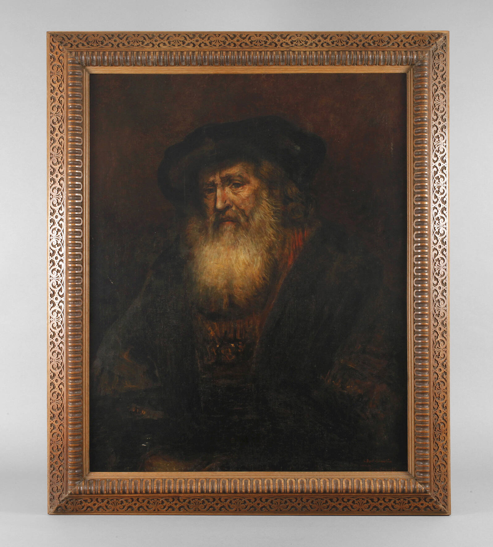 Gertrud Bock-Schnirlin, Bärtiger Alter nach Rembrandt